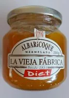 Mängden socker i Mermelada de albaricoque diet