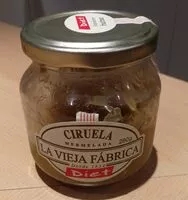 Mängden socker i Mermelada De Ciruelas Diet La Vieja Fábrica