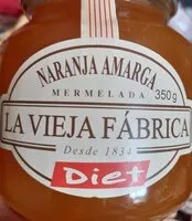 Mängden socker i Mermelada Diet naranja amarga