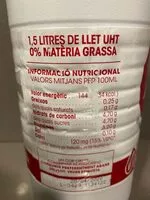 Mängden socker i Leche desnatada