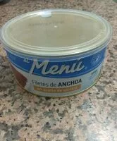Mängden socker i Filetes de anchoa en aceite de girasol