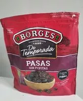 Mängden socker i Pasas sin pepitas