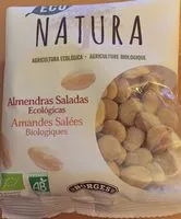 Mängden socker i Almendras Saladas Eco Natura