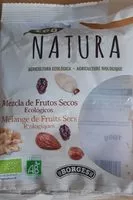 Mängden socker i Mélange de fruits secs biologiques