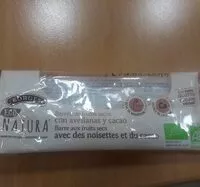 Mängden socker i Barrita frutos secos con avellanas y cacao