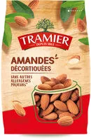 Mängden socker i Amandes décortiquées