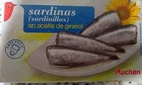 Mängden socker i Sardinas en aceite de girasol