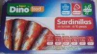 Mängden socker i Sardinillas en tomate