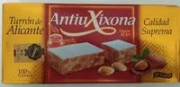 Mängden socker i Turrón de Alicante