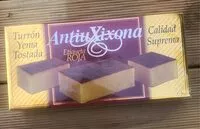 Mängden socker i Turrón Yema Tostada