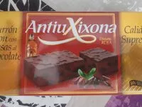 Mängden socker i Turrón ron con pasas al chocolate