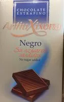 Mängden socker i Chocolate Negro sin azucares añadidos