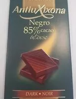 Mängden socker i Chocolate extrafino negro 85% cacao intenso