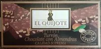 Mängden socker i Turrón Chocolate con almendras
