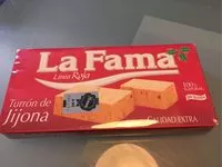 Mängden socker i La fama