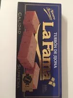 Mängden socker i Turrón de jijona