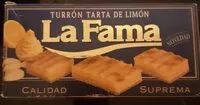 Mängden socker i Turron tarta de limon