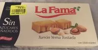 Mängden socker i Turrón Yema Tostada