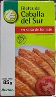 Amount of sugar in Filete de caballa del sur