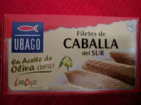 Mängden socker i Filetes de caballa del sur en aceite de oliva