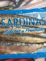 Mängden socker i Sardinas saladas y prensadas