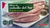 Mängden socker i Filetes de caballa del Sur en aceite de oliva