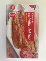 Mängden socker i Filetes de caballa del Sur en tomate