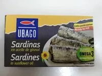 Mängden socker i Sardinas en aceite de girasol
