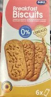 Mängden socker i Breakfast biscuits
