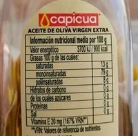 Mängden socker i Aceite de oliva virgen extra