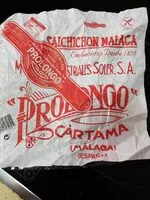 Mängden socker i Salchichón Málaga Prolongo