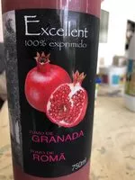 Mängden socker i Jus de grenade