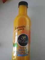 Mängden socker i Zumo de naranja sin pulpa