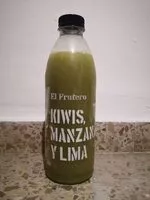 Mängden socker i Zumo Kiwi, Manzana y Lima