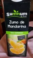Mängden socker i Zumo de mandarina