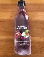 Mängden socker i Antiox bebida de zumo exprimido de granada, manzana