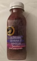 Mängden socker i Smoothie arándano granada y grosella