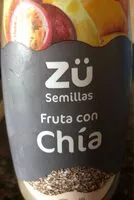 Mängden socker i ZÜ SEMILLAS Fruta con chía