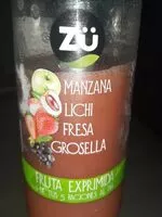 Mängden socker i FRUTA EXPRIMIDA Manzana, lichi, fresa y grosella