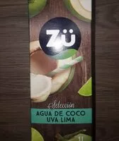 Mängden socker i coconut water grape and lime