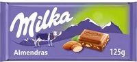 Mängden socker i Chocolate con leche y almendras