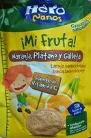 Mängden socker i ¡mi fruta! naranja plátano y galleta sin aceite