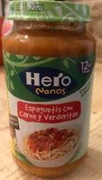 Mängden socker i Espaguetis con carne y verduritas