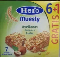 Mängden socker i Muesly avellanas