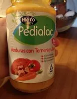 Mängden socker i Pedialac verduras con ternera y jamon