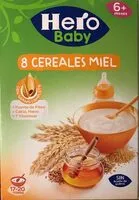 Mängden socker i 8 cereales con miel