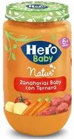 Mängden socker i Zanahorias baby con ternera