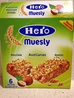 Mängden socker i Barritas muesly avellanas