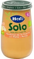 Mängden socker i Verduras de la huerta con pollo y arroz