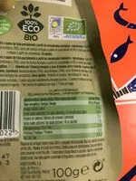 Mängden socker i Bolsita de pera, plátano y naranja ecológica